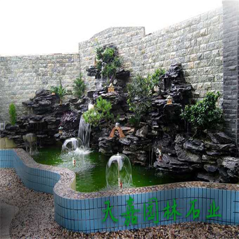 密山小庭院水景设计